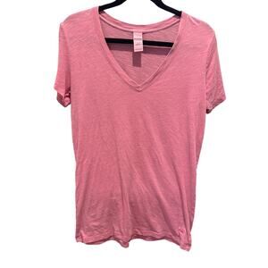 PINK V-Cut Pink Top